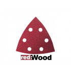 Lot de 5 feuilles abrasives expert for wood delta 93mm 6 trous gr 240 bosch 2608605604