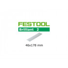 Lot de 10 pochettes stickfix 46x178 pour cale de ponçage manuel stf 46x178/0 p80 br2/10 festool 492844