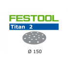 Lot de 100 abrasifs stickfix Ø150mm pour réparation automobile STF D150/16 P800 TI2/100 FESTOOL 496643