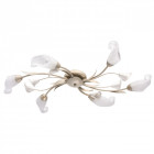 Plafonnier multicouleur flora 6 ampoules 7 cm