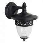 Applique burford 25 cm, noir