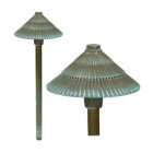 Borne bronze17, vert de gris, led