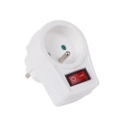 Adaptateur De Prise Avec Interrupteur - 1 Prise