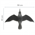 Epouvantail  corbeau volant 58x42 cm
