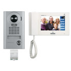 Kit vidéo couleur, tactile, grand angle, platine saillie antivandale aiphone
