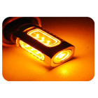 Ampoule py21w clignotant led/ 4 leds orange autoled®