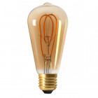 Ampoule led E27 Twisted & Loop ST64 5 watt (eq. 37,5 watt) - Couleur eclairage - Blanc chaud 2100°K