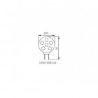 Ampoule led G4 1 watt (eq. 8 watt) - Couleur eclairage - Blanc chaud 3000°K