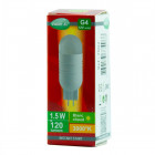 Ampoule led G4 1,5 watt (eq. 15 watt) - Couleur eclairage - Blanc chaud 3000°K