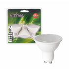 Lot de 3 ampoules led spot gu10 6w 480 lumens - couleur chaude 3000k - classe énergétique a+