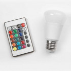 Ampoule led avec télécommande multicolore