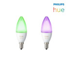 Ampoules connectées philips hue e14 x 2 - multicolore