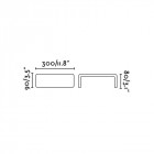 Aplique murale de jardin foncé bracket