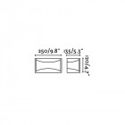 Aplique murale de jardin gris foncé bonn 1 ampoule