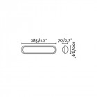 Aplique murale de jardin grise tone