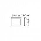 Applique murale nickel mat diula 2 ampoules