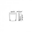 Applique murale nickel mat ola 1 ampoule