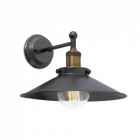 Aplique murale noire marlin 1 ampoule