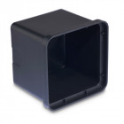 Applique 4000k basic, polycarbonate, noir