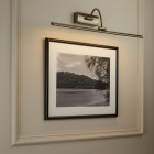 Applique à tableau led, laiton antique