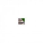 Applique ankle, fonte d'aluminium et polycarbonate, gris, rectangulaire