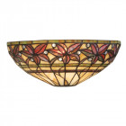 Applique ashtead, verre et métal