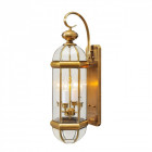 Applique d'extérieur laiton street 4 ampoules 23 cm