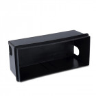 Applique encastrable e27 hercules, aluminium et verre, blanc