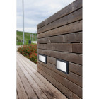 Applique encastrée de jardin tidian 1 ampoule