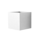 Applique led kub, aluminium blanc