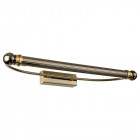 Applique led picture, laiton antique, 54 cm