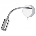 Applique/liseuse led, chrome