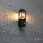 Applique louvre avec détecteur, noir