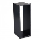 Applique micenas effect, aluminium et verre, gris