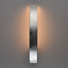 Applique murale argentée techno   13 cm