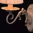 Applique murale beige classic 1 ampoule 27 cm
