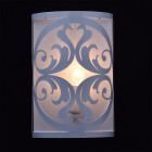 Applique murale blanche country 1 ampoule 9 cm