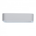 Applique murale blanche megapolis 1 ampoule 15 cm
