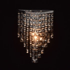 Applique murale chromée crystal 1 ampoule 23 cm