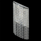 Applique murale chromée crystal 5 ampoules 13 cm