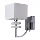 Applique murale chromée megapolis 1 ampoule 24 cm