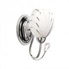 Applique murale chromée megapolis 1 ampoule 25 cm