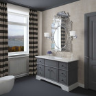 Applique murale chromée techno 1 ampoule 16 cm