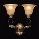 Applique murale  country 2 ampoules 20 cm