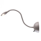 Applique murale grise megapolis 1 ampoule 45 cm