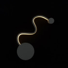 Applique murale grise techno   3.5 cm