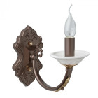 Applique murale marron classic 1 ampoule 27 cm