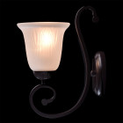 Applique murale marron country 1 ampoule 23 cm