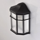 Applique murale noire street 1 ampoule 11 cm