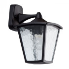 Applique murale noire street 1 ampoule 24 cm